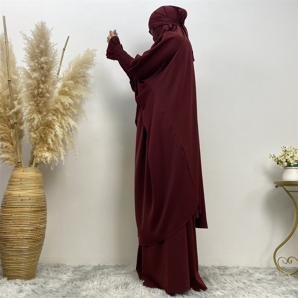 Noor Jilbab - Maroon