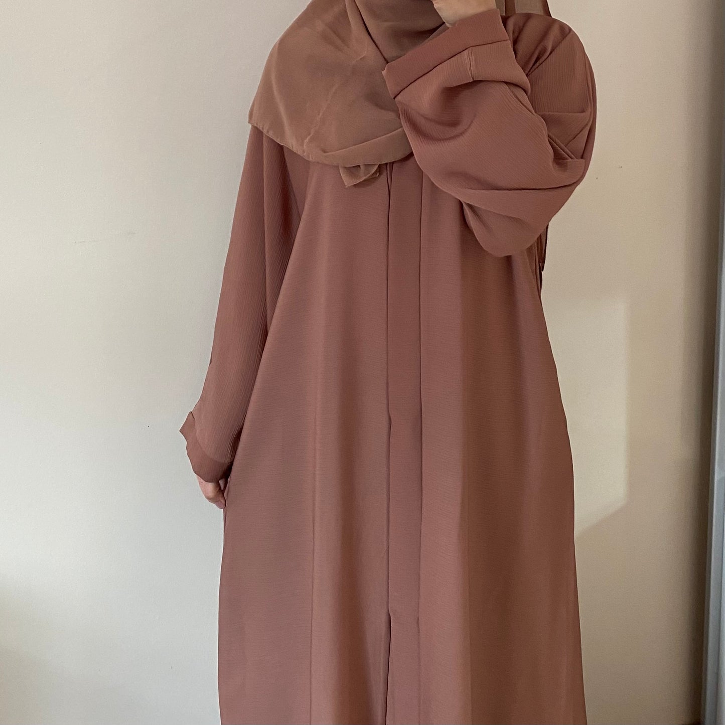 Dubai Abaya Plain - Brown