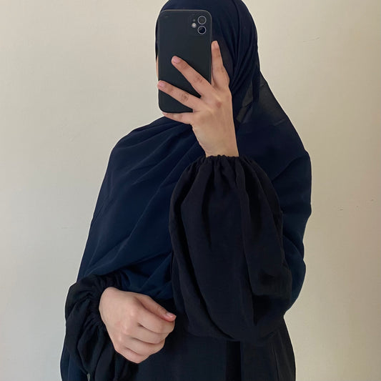 Chiffon Hijab - Navy