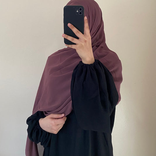 Chiffon Hijab - Purple