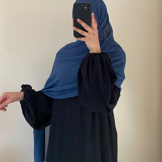 Chiffon Hijab - Blue